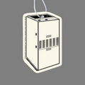 Paper Air Freshener Tag - Furnace (3/4 View, Right)
